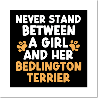 Bedlington Terrier Girl Posters and Art